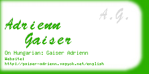 adrienn gaiser business card